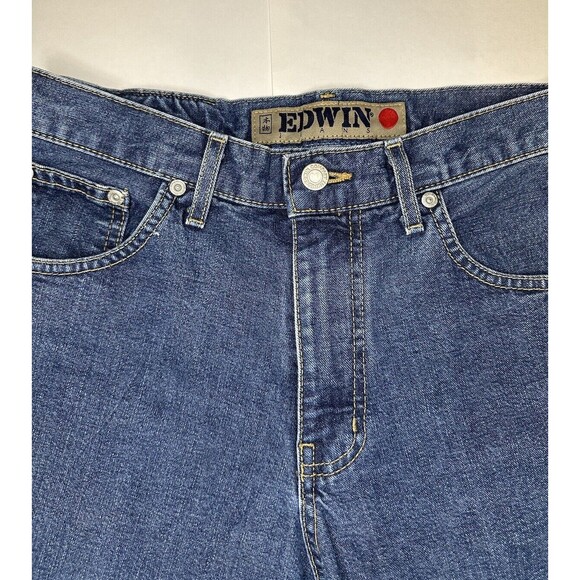 Edwin Men’s Jeans Vintage Japanese Blue Denim Made In Canada ED-827 Size 30x26 - Picture 5 of 13